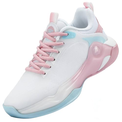 Image of Beita Basketball Shoes for Women Fashion Sneakers Sport Shoes Anti Slip Breathable Tennis Shoes Volleyball Shoes Pickleball Shoes Running Shoes Rubber Sole Indoor Outdoor Court Light Weight Wide