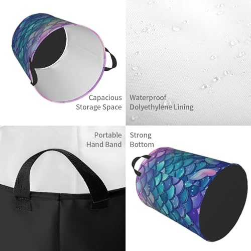 Panier à linge pliable imperméable grand format pour rangement maison et dortoir - 4