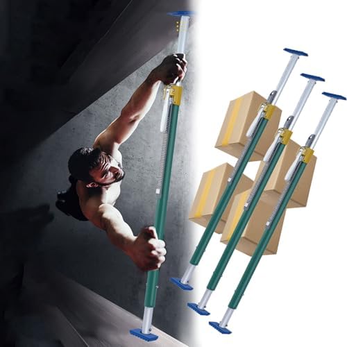 Heavy Duty C Pole Support for Minivans, Trailers, SUVs - Stabilizer Load Bar with Anti-Slip Pad, 1212 lbs Weight Capacity, Adjustable 5-6.2ft (1 Pack)