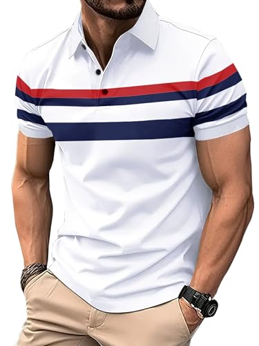 Image of Noble Monk Men's Regular Fit Polo Neck T-Shirt | Half Sleeve