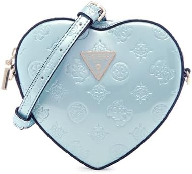 GUESS Noelle Bolsa De Hombro Con Cierre Superior, Logotipo Latte, Talla Unica : GUESS