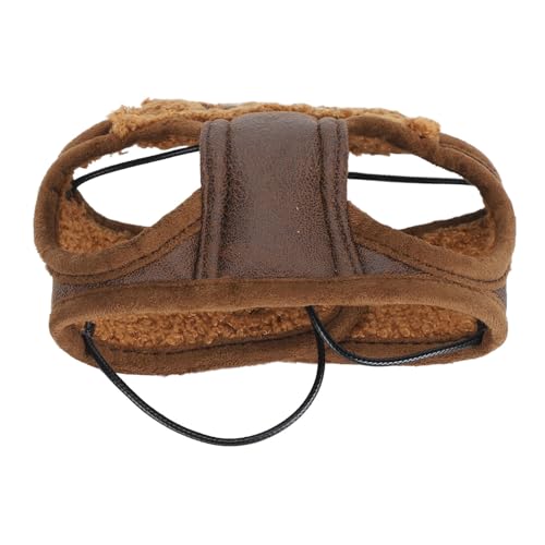Fliegermütze für Hunde, Weich, Warm, Modisch, Retro-Mütze mit Ohrenklappe für Kaltes Wetter, für den Täglichen Gebrauch (L)