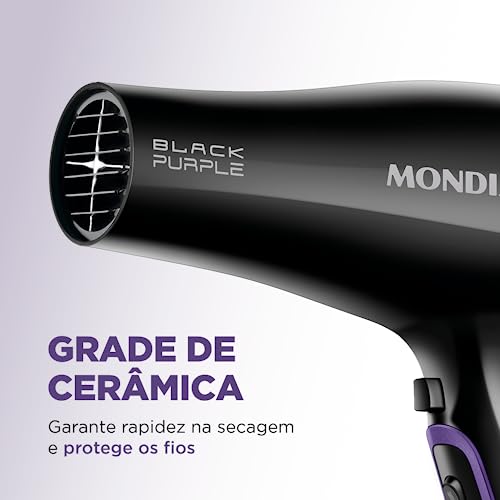 Secador Mondial SCN-01 2000W Preto Portátil Eficiente
