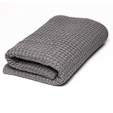 SUTERA - Silverthread Waffle Towel California-Spun Supima Cotton, Quick Drying, Ultra Soft,...