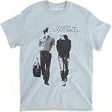 Simon & Garfunkel Men's Walking Slim Fit T-Shirt XX-Large Blue