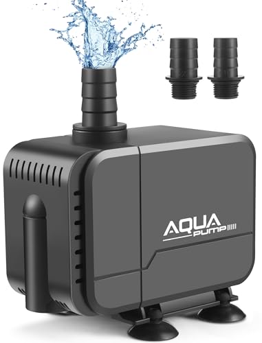SOUSLOW 32W Bomba de Agua Sumergible 2200L/H AC220-240V con 2 Boq...