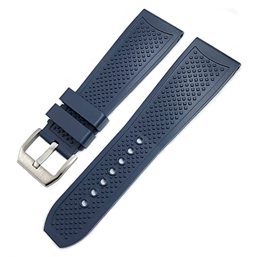 Correa de goma para Cartier Santos con elegante acabado en color Agate