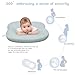 Lucakuins Infant Support Cushion, 0-24 Months Newborn Baby Support Cushion with Cover, Portable Playing Time Mat for Home and Travel, Soft Cotton, Supervised Use, Baby Essentials Gift (Grayish Blue)
