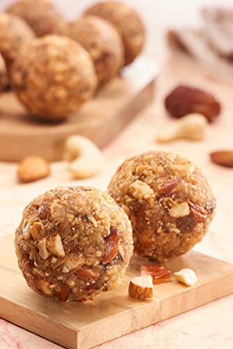 Image of WOW Laddus - Dry Fruit Supreme 440 Grams Pack of 12 | Natural Jaggery Sweetened | Pure Ghee Infused | Nutrient & Healthy Tasty Laddoos | No Added Preservative