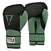 TITLE Boxing Conquest Training Boxing Gloves (Black/Green, 14 oz)