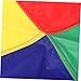 FELTECHELECTR Rainbow Parachute for Kids Outdoor Group Play Game for Kindergarten Colorful 10ft Play Parachute for Cooperative Activities and Team Building