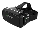 3D Virtual Reality Goggles Headset 3D Viewing Glasses with Pupil Focal Distance Adjustable Suitable for Google iPhone Samsung Note LG Huawei HTC Moto Screen