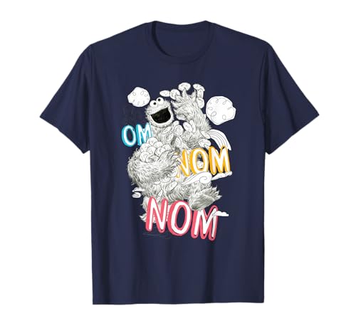 T-shirt Cookie Monster anti-déformation en coton Sesame Street