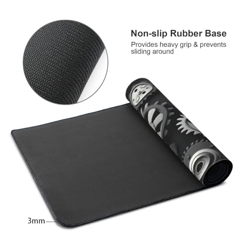Tapis de bureau pour clavier de PC anti-glisse protégeant la surface de travail