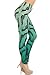 Creamy Soft Premium Women's Leggings Ombre Green Guns Regular Size, High Rise, Stretchy & Breathable, Comfortable Fit - by USA Fashion