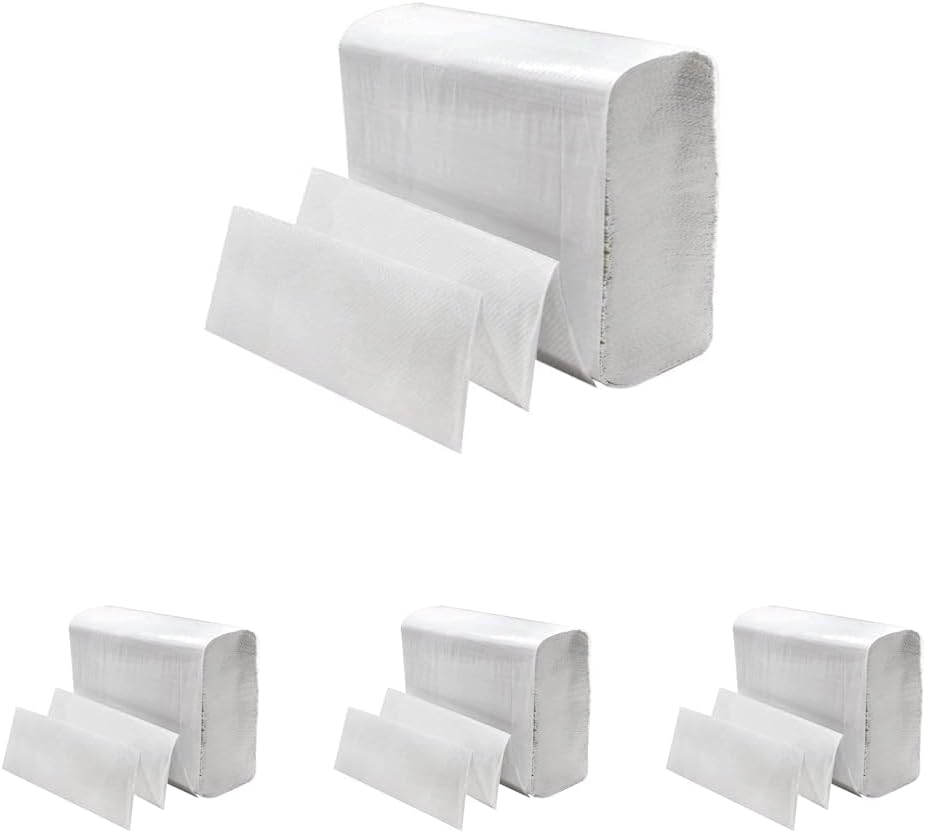 Perfect Stix White MultiFold Paper Towels. Case Pack of 4000 Count