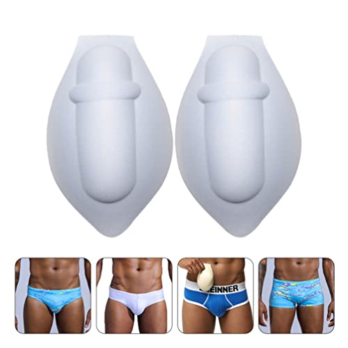 PRETYZOOM 2 Peças De Roupas Íntimas Masculinas Cuecas Almofadas De Esponja De Aumento Porta-Copos Ca
