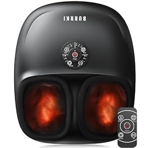 Foot Massager with Heat, Gifts for Dad/Mom, Electric Shiatsu Foot Massager with Deep Kneading, Compression, Heated Feet Massager Machine with Remote for Plantar Fasciitis and Neuropathy Pain