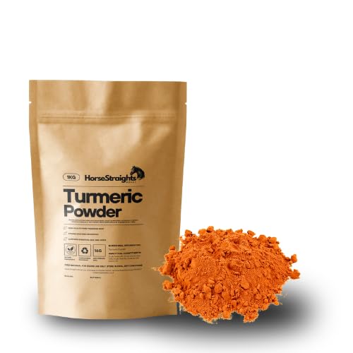 Turmeric Powder for Horses Joint Comfort Digestive Support & Skin Health 1KG HSD Horse Straights Direct