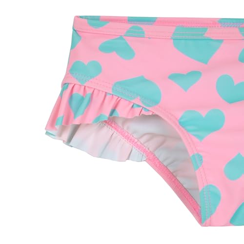 Saint Eve Toddler and Kids Rash Guard Swimsuit - 2-Piece Bathing Suit and Swim Shirt Set for Girls - UPF 50 Sun Protection2