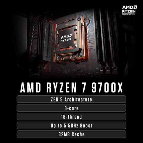 Image of ZOTAC MEK Gaming PC Desktop, NVIDIA GeForce RTX 5070 Ti 16GB GDDR7, AMD Ryzen 7 9700X Up to 5.5GHz, 32GB DDR5, 1TB NVMe SSD, 750W 80+ Gold PSU, WiFi 6E, Bluetooth 5.3, Windows 11 Pro