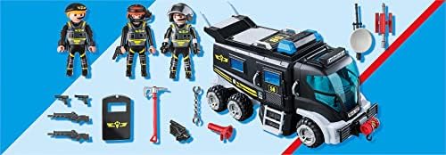 Playmobil City Action 9360 SWAT Truck With Light and Sound Effects, For Children Ages 5+