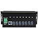 StarTech.com 7-Port USB 3.0 Hub - 5Gbps - Metal Industrial USB-A Hub with ESD Protection & 350W Surge Protection - Din Rail Wall or Desk Mountable - TAA Compliant USB Expander Hub (ST7300USBME)