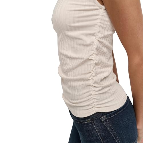 Image of DKNY Women's Ruched Versatile Trendy Everyday Top