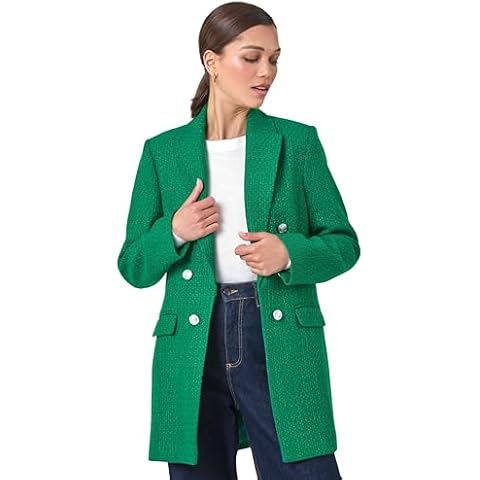Roman Originals Longline Boucle Jacket for Women Cover
