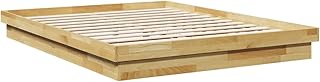 vidaXL Massivholzbett ohne Matratze 160x200 cm Eichenholz, Bettrahmen, Bett, Bett Massivholz, Schlafzimmermöbel, Bett Holz, Doppelbett, Holzbett