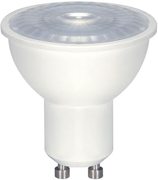 Satco S9383 LED MR16 LED 3000K 40 Beam Spread Gu10 Base Light Bulb, 6.5W