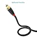 immagine 1Syncwire Cavo Ottico Audio Digitale - 1.8M Cavo Optical Toslink Platinum Fibra Maschio Maschio Cavi 24K Oro-Placcati per Sound Bar, Samsung TV, Home Theater, PS3, PS4, Xbox, Playstation ECC - Nero
