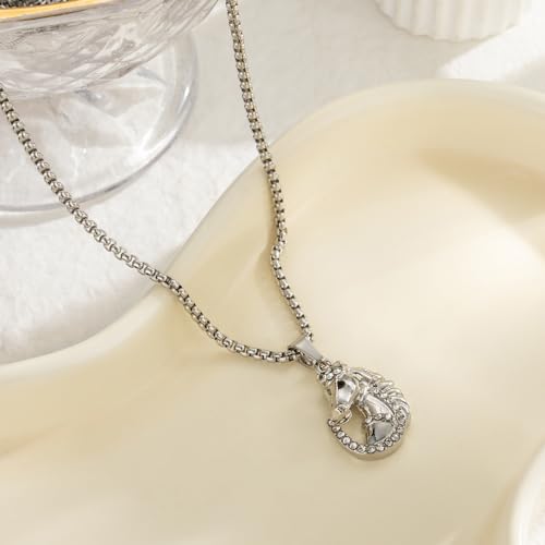 Horse Necklace and Headband Horseshoe Movie Lightning Mens Movie Cosplay Halloween Party2