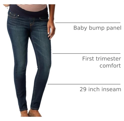 Image of Levi Strauss Signature Gold Women's Maternity Baby Bump Skinny Jeans - Discontinued