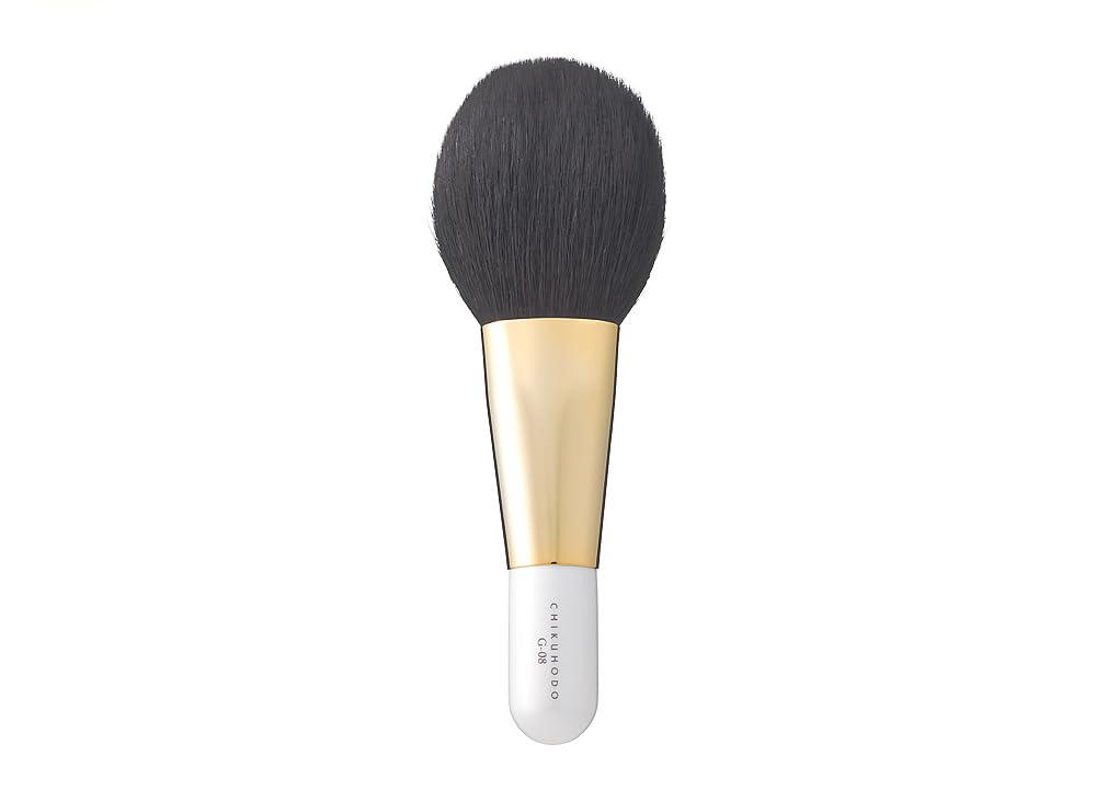 Amazon | CHIKUHODO 熊野筆(化粧筆) 竹宝堂 パウダーブラシ 灰リス/粗 