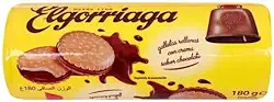Biscoitos Recheados com Creme de Chocolate, 500g Elgoriaga