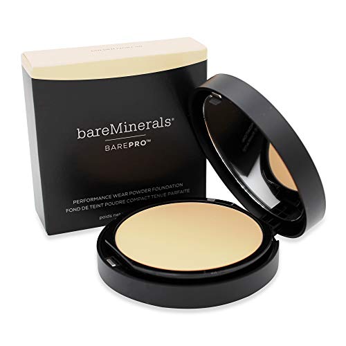 bareMinerals Barepro Performance Wear Powder Foundation, Golden Ivory, 0.35 Ounce (098132472512)