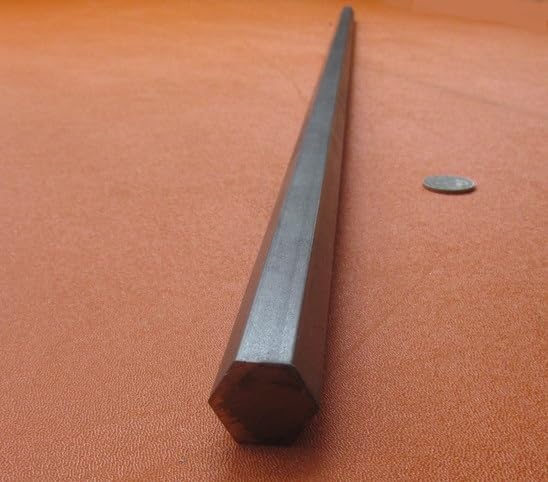 4140 Alloy Steel Hex Rod .750" Diameter x 3 Foot Length 1 Piece