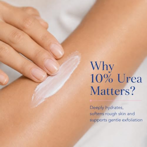 Image of AQUREA Cream 10% - Deep Moisturising & Exfoliating Cream for Dry, Rough & Thickened Skin with Triple Action Hydration, Keratolytic & Barrier Repair - Dermatologically Safe - 100gm