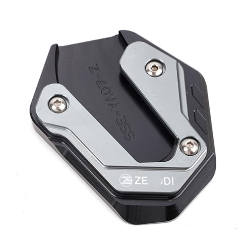 Coussin béquille moto aluminium usiné pour Yamaha XSR 900 MT07 R7 finition premium