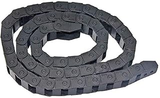 RuoFeng 1m Black Plastic Drag Chain Cable Carrier for CNC Router Mill (15mm x 30mm)