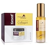 Karseell Collagen Hair Treatment Deep Repair Conditioning with Argan Oil Collagen Hair Mask Essence for Dry Damaged Hair All Hair Types