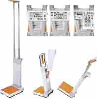 Amazon.co.jp: デジタル身長体重計 AD-6351 3区検定品 エー