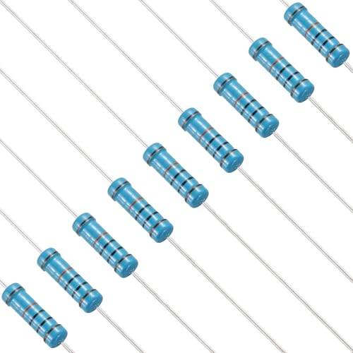 PATIKIL 100K Ohm Resistor 50Pcs 2W Metal Film Fixed Resistor Kit 1%