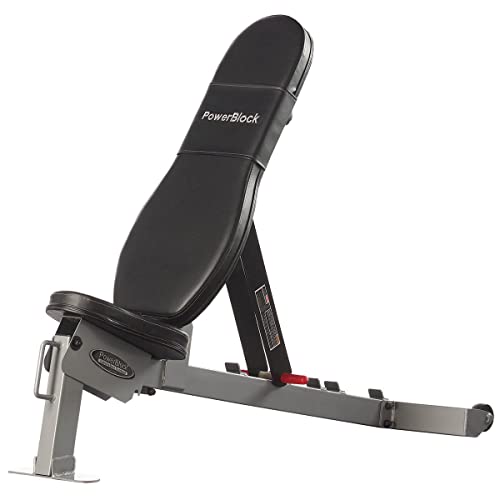 image for POWERBLOCK Sport Bench, Workout Bench, 5 Position Adjustable Bench & S