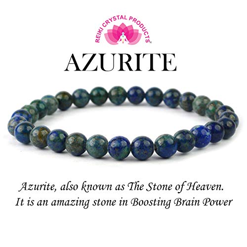 Image of Reiki Crystal Products Natural Crystal Stone Bracelet 6 mm Round Beads for Men & Women | Gemstone Jewellery Bracelet | Reiki Charged | Multiple Stone Variants Available