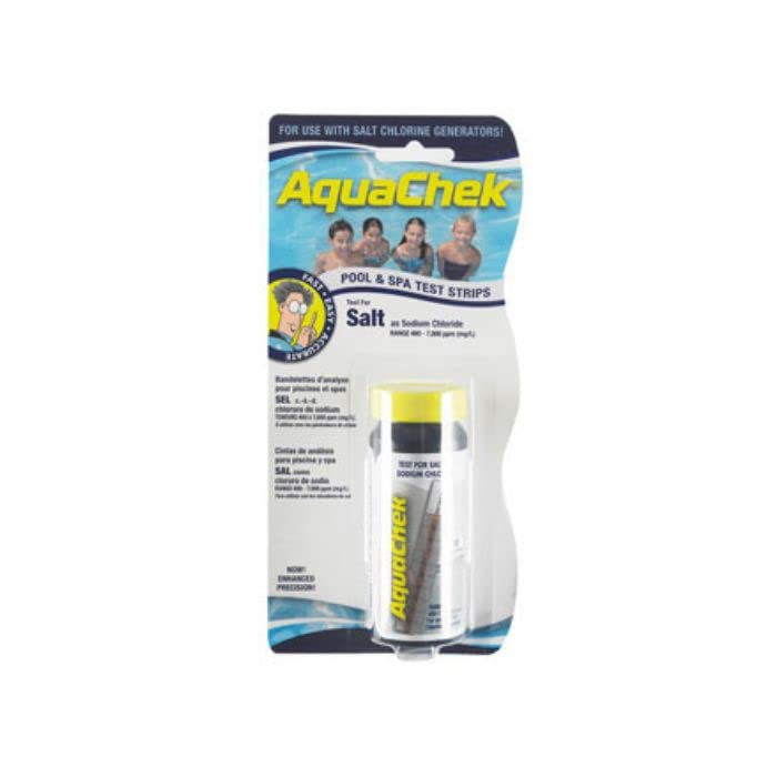 Productos Qp Tiras Aquacheck, Tiras White Salt, Óptimo Para Piscinas Y Spas
