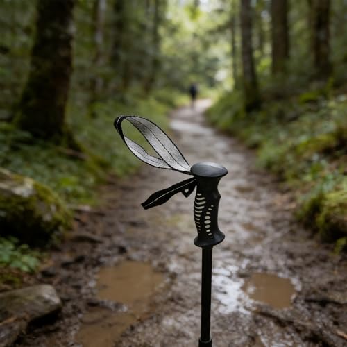 Mango para bastón de trekking de 18 mm ORFOFE con correa ajustable antideslizante 7