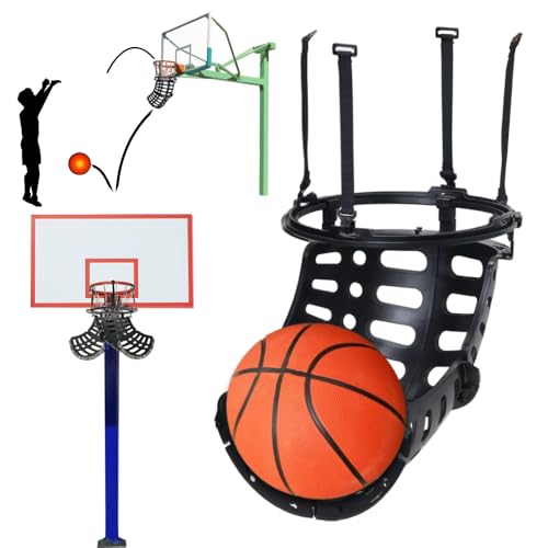 Japard Basketball Return System, 360 Degree Rotatable Basketball Hoop Return