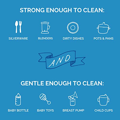 Seventh Generation Dishwasher Detergent Gel For Sparkling Dishes Free & Clear Fragrance Free 42 Oz, Pack Of 6 #TOP4